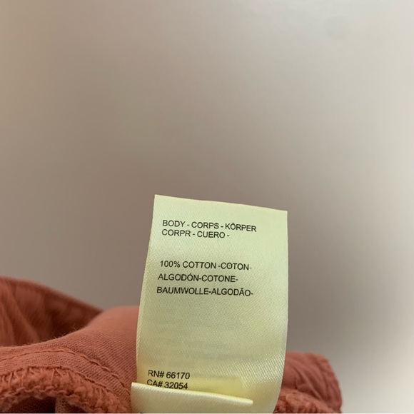 NWT New Free People Burnt Orange Ray Corduroy Mini Skirt in Myrrh - Picture 8 of 8